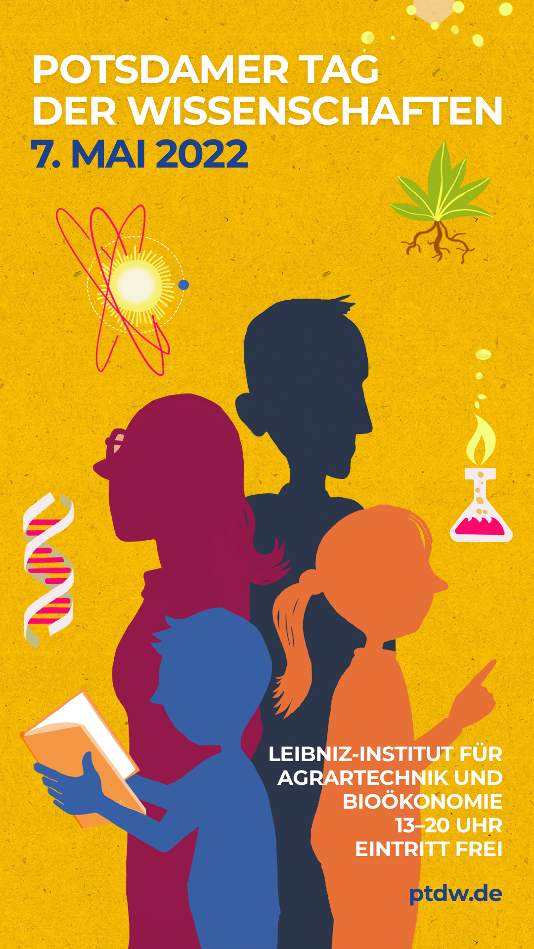 Keyvisual Potsdamer Tag der Wissenschaften 2022