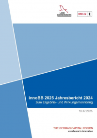 Cover Jahresbericht 2024 innoBB 2025 