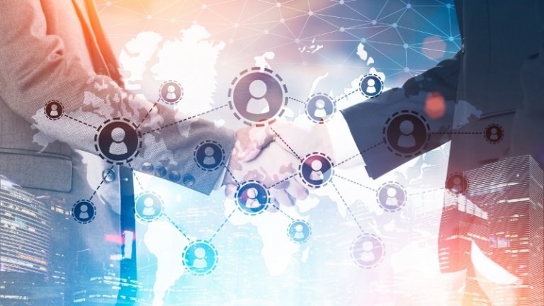 © Fotolia grafische Darstellung Networking