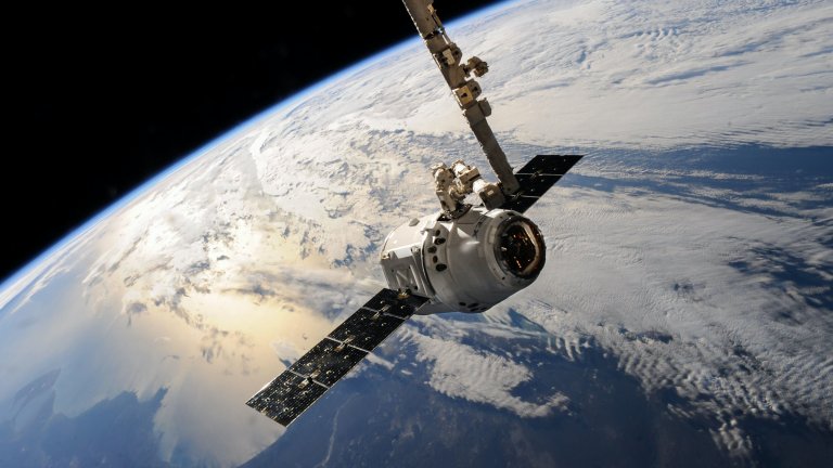 White Outer Space Satellite White Outer Space Satellite