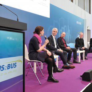 Paneldiskussion „Autonomes Fahren – Status Quo und Vision“ auf der Bus2Bus