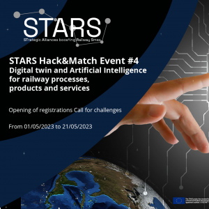 STARS Hack&Match #4 | Digital Twin & AI for Railway Processes/Products/Services 